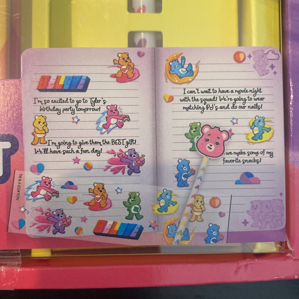 Care 💟 Bears Unlock The Magic Journal Set - Picture 2 of 3